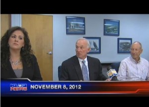 Press conference on November 8, 2012 announcing a deal between unions and the City of San Diego to end CEQA objections to the Convention Center expansion.